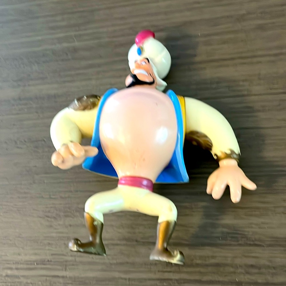 Vintage Disney Aladdin Genie Action Figure